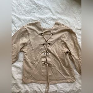 Zara Long Sleeve Open Back